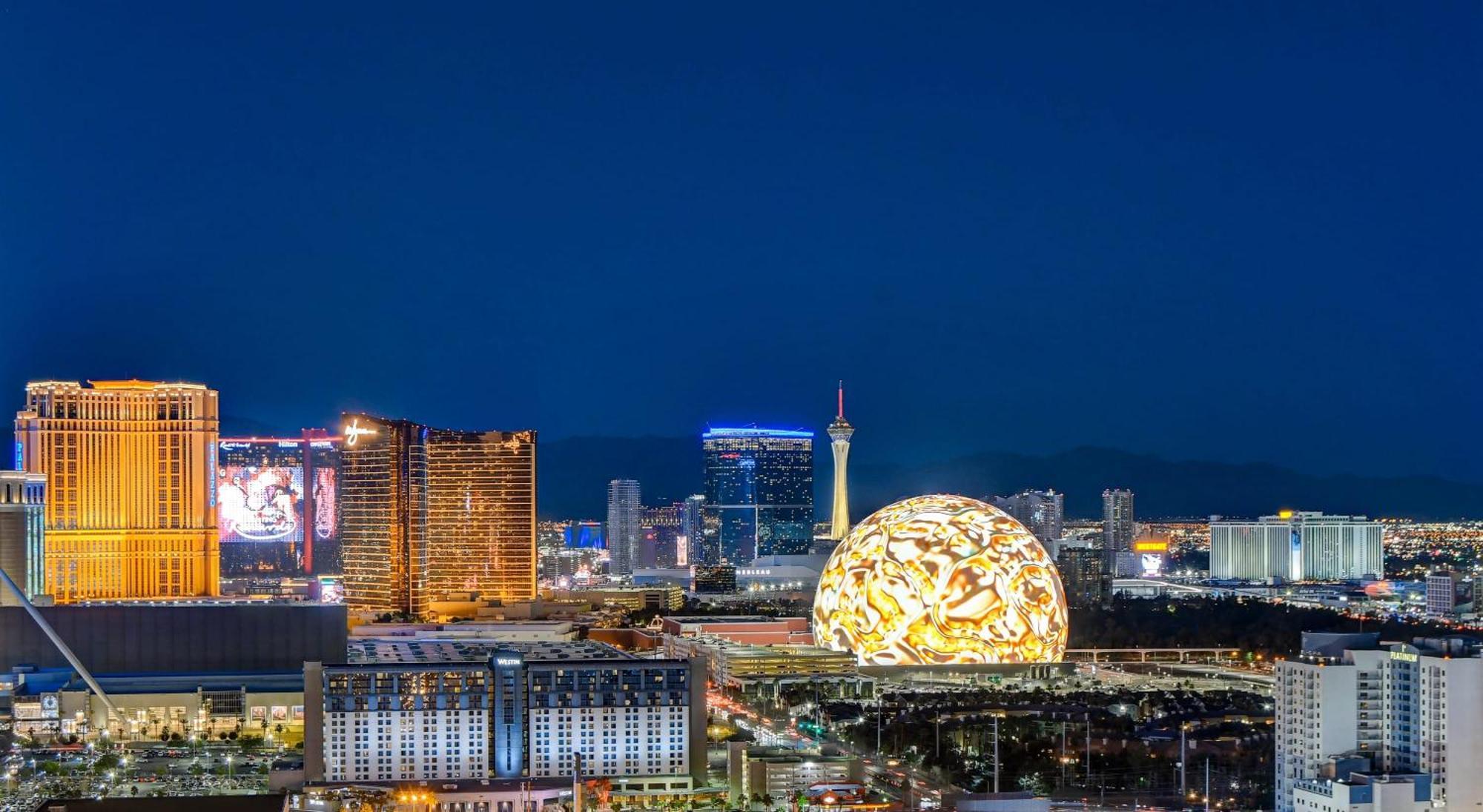 Mgm Signature-34-821 1Br2Ba F1 Strip View Balcony 라스베이거스 외부 사진